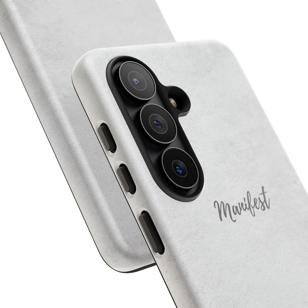 Manifest Flower Phone Case — Minimalist Protective iPhone Cover