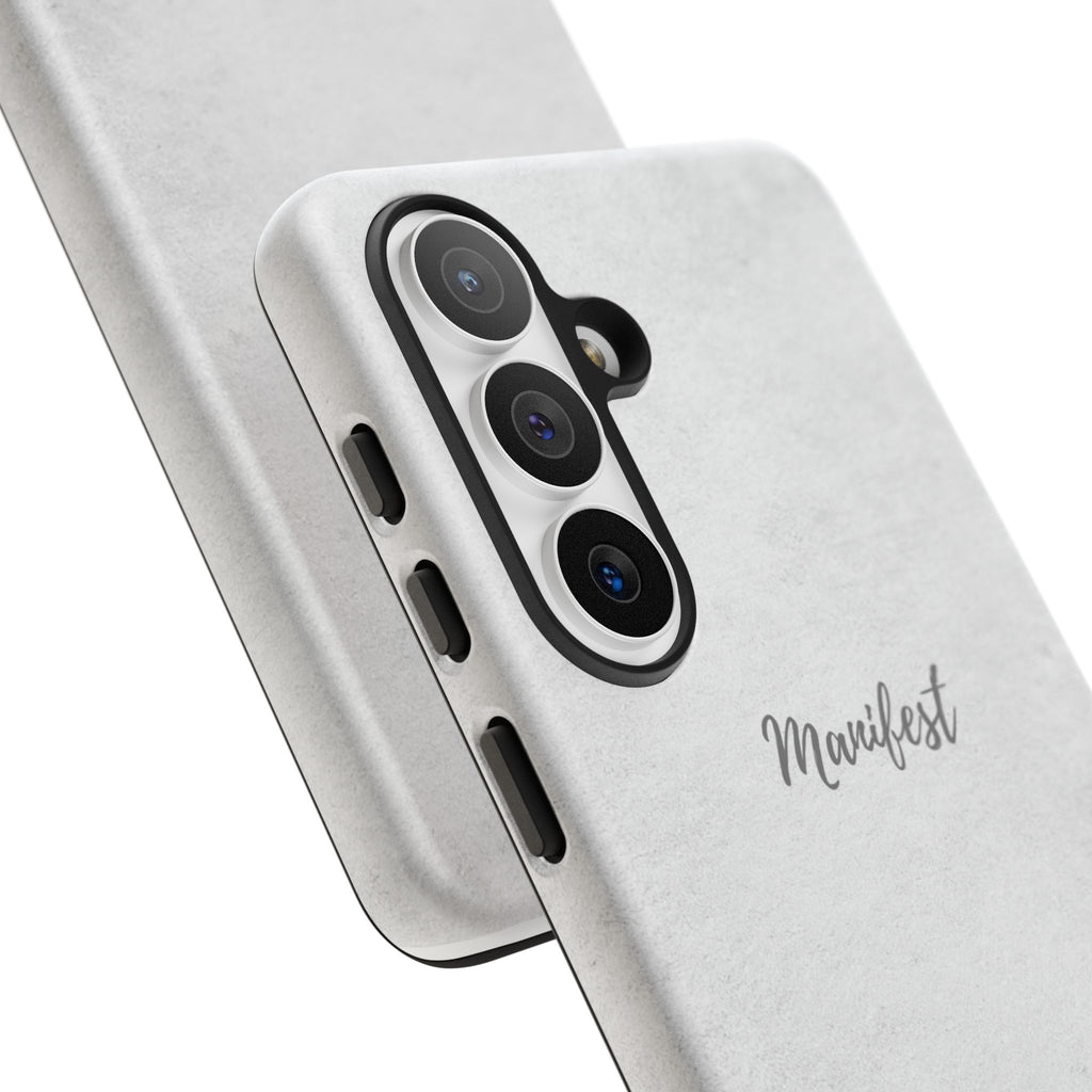 Manifest Flower Phone Case — Minimalist Protective iPhone Cover