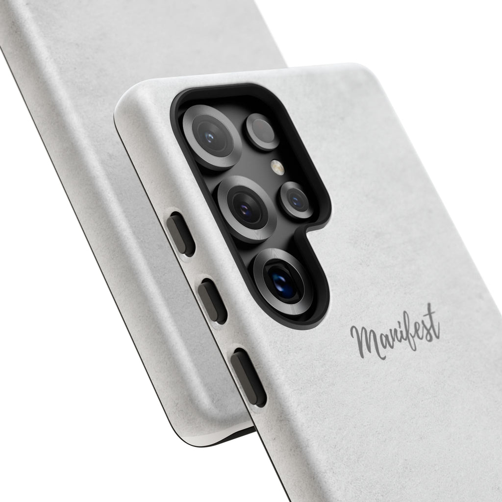 Manifest Flower Phone Case — Minimalist Protective iPhone Cover