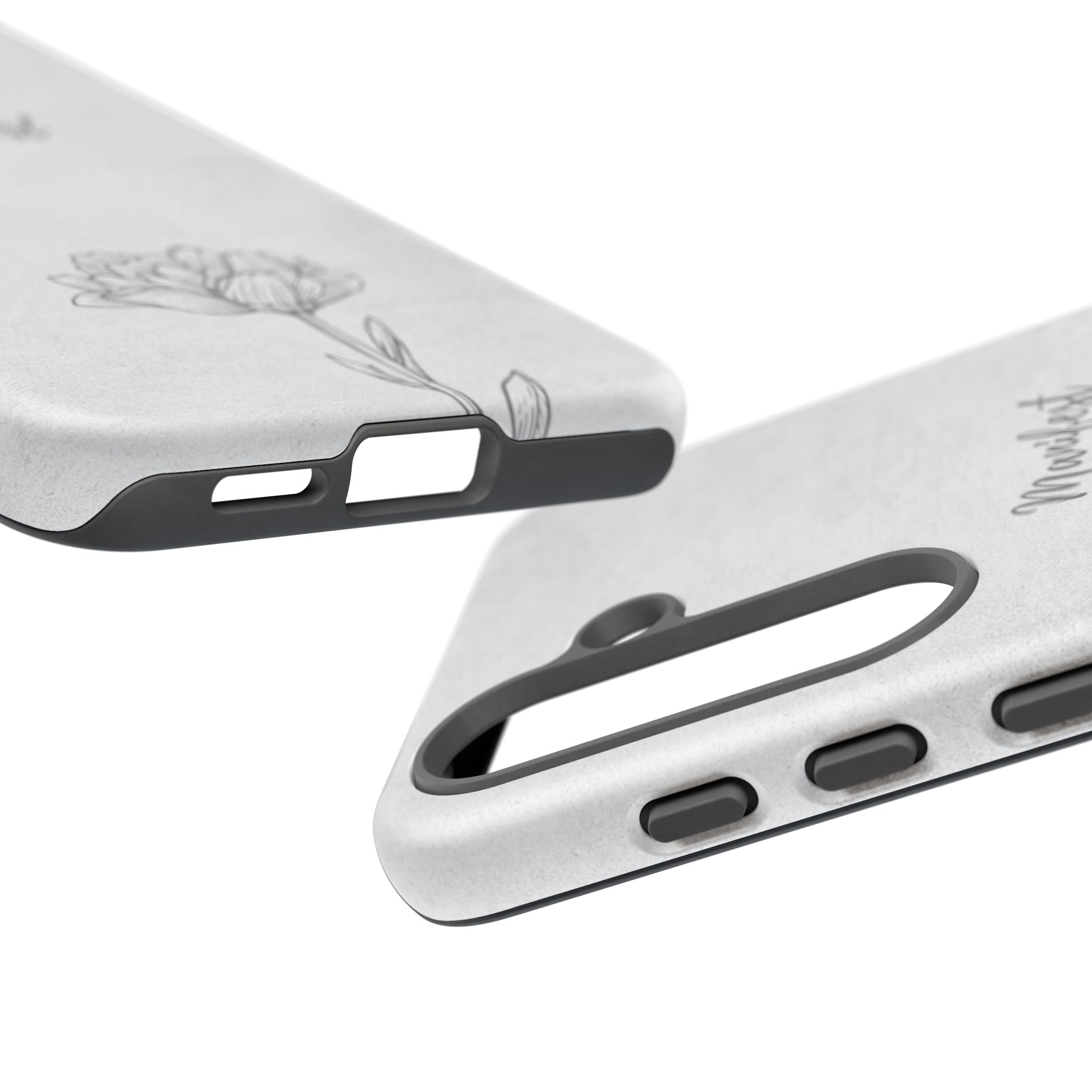 Manifest Flower Phone Case — Minimalist Protective iPhone Cover
