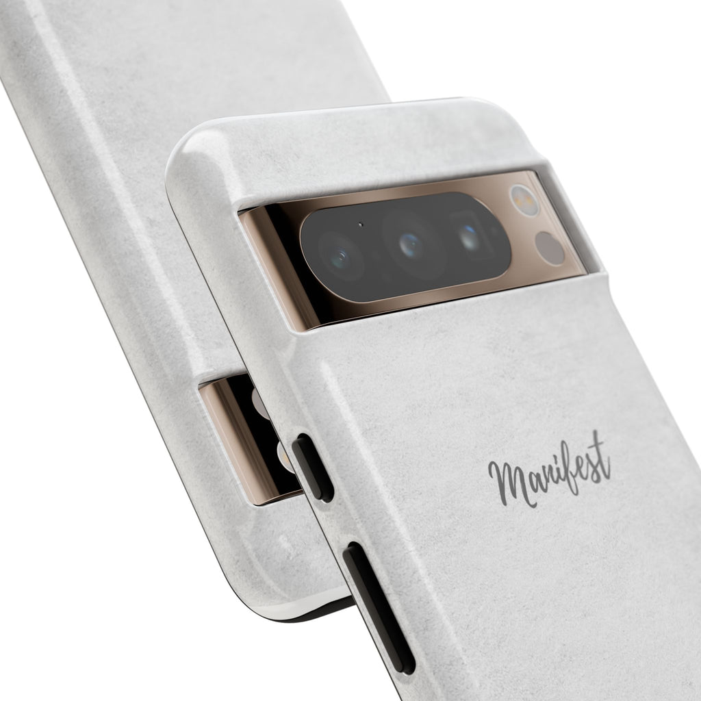 Manifest Flower Phone Case — Minimalist Protective iPhone Cover