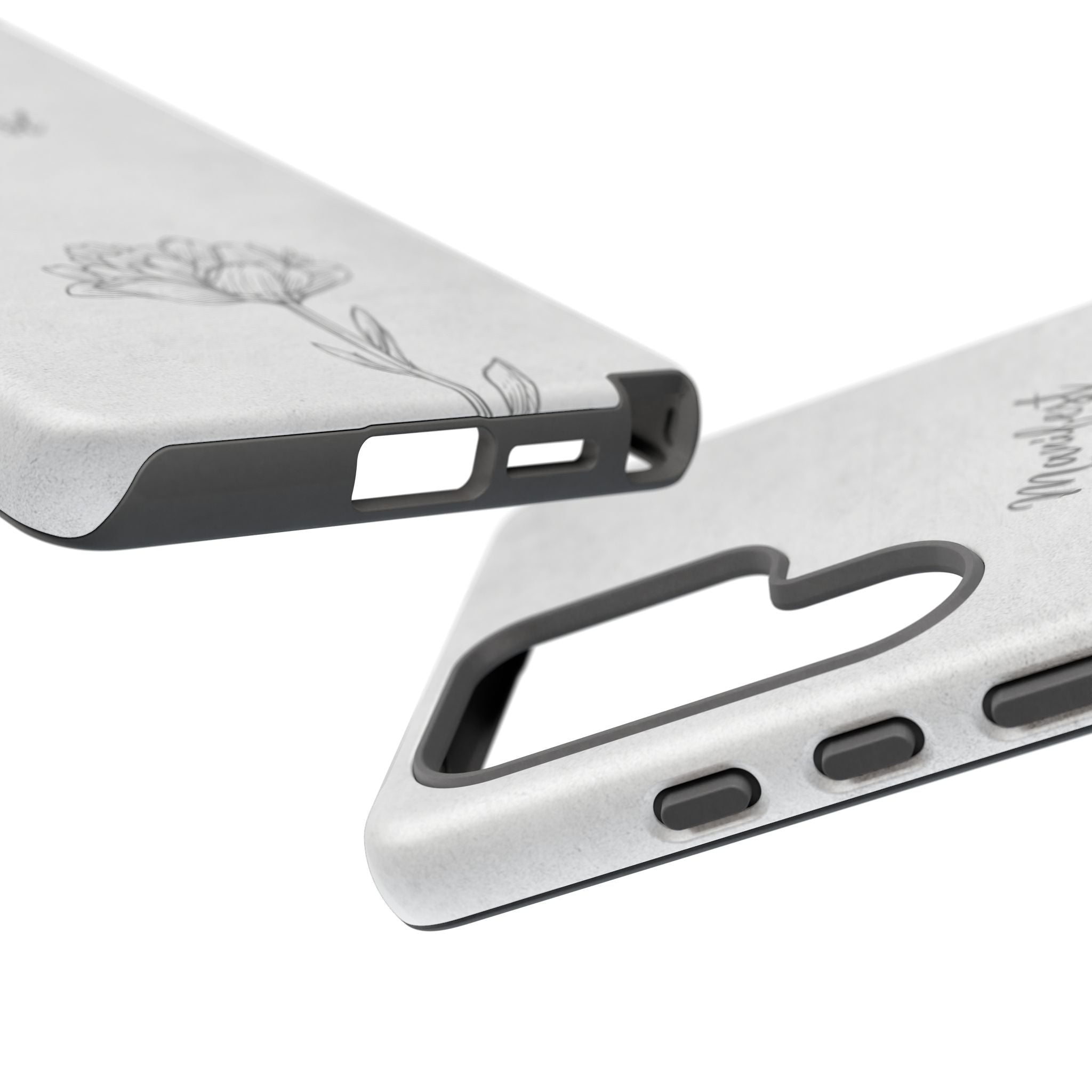 Manifest Flower Phone Case — Minimalist Protective iPhone Cover