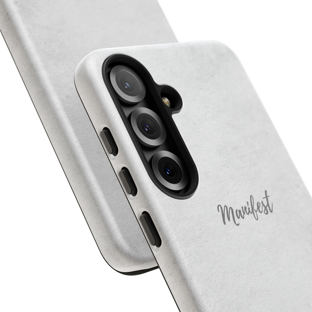 Manifest Flower Phone Case — Minimalist Protective iPhone Cover