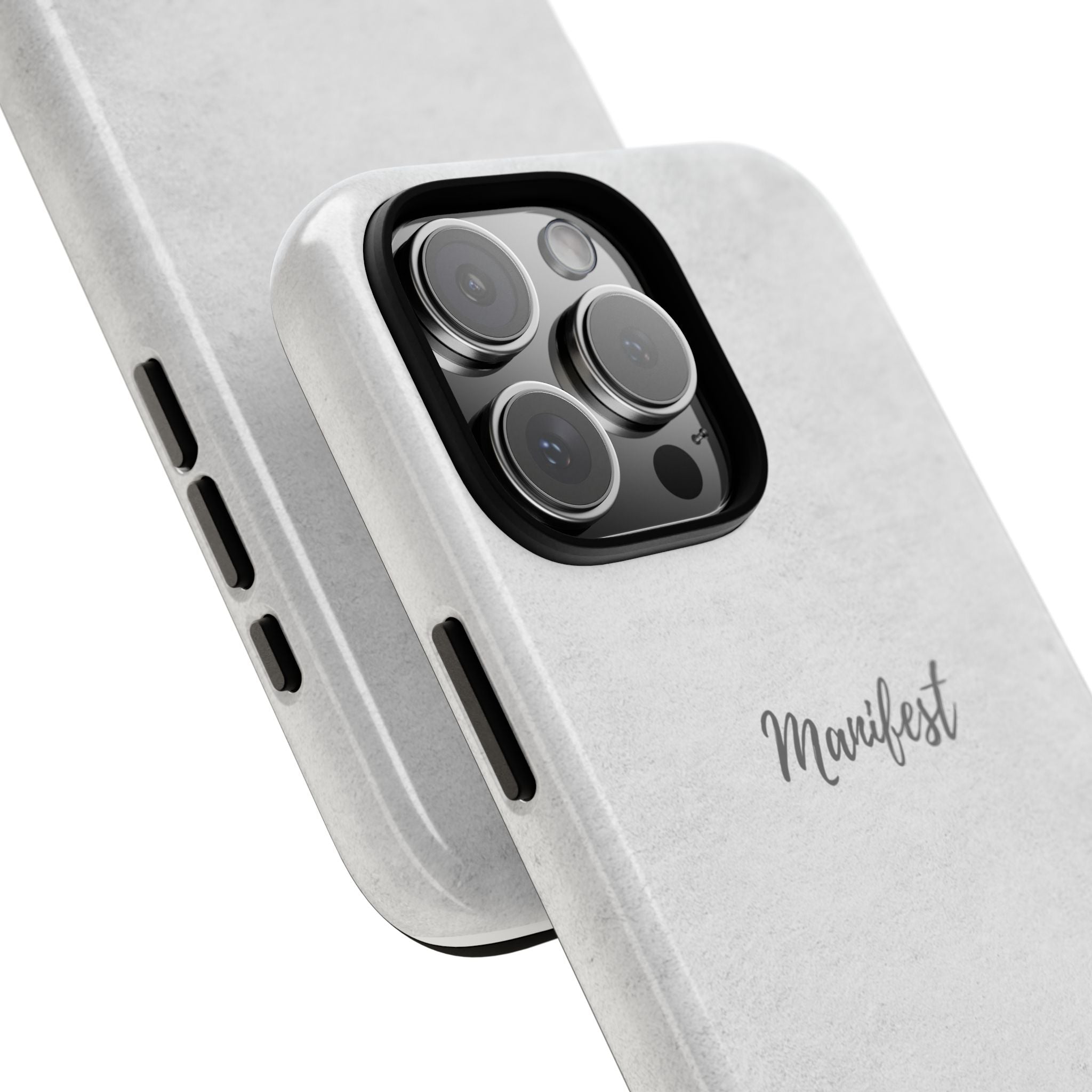 Manifest Flower Phone Case — Minimalist Protective iPhone Cover
