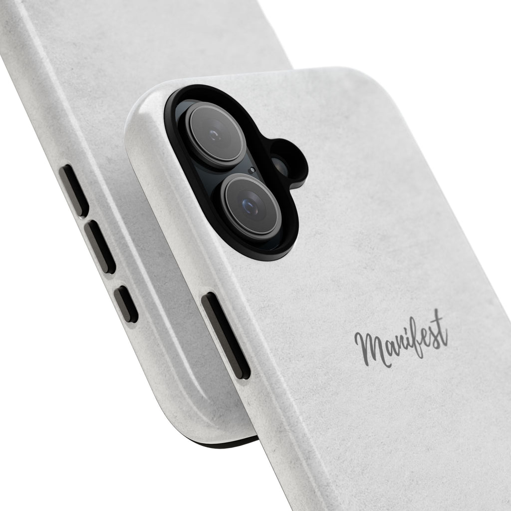Manifest Flower Phone Case — Minimalist Protective iPhone Cover