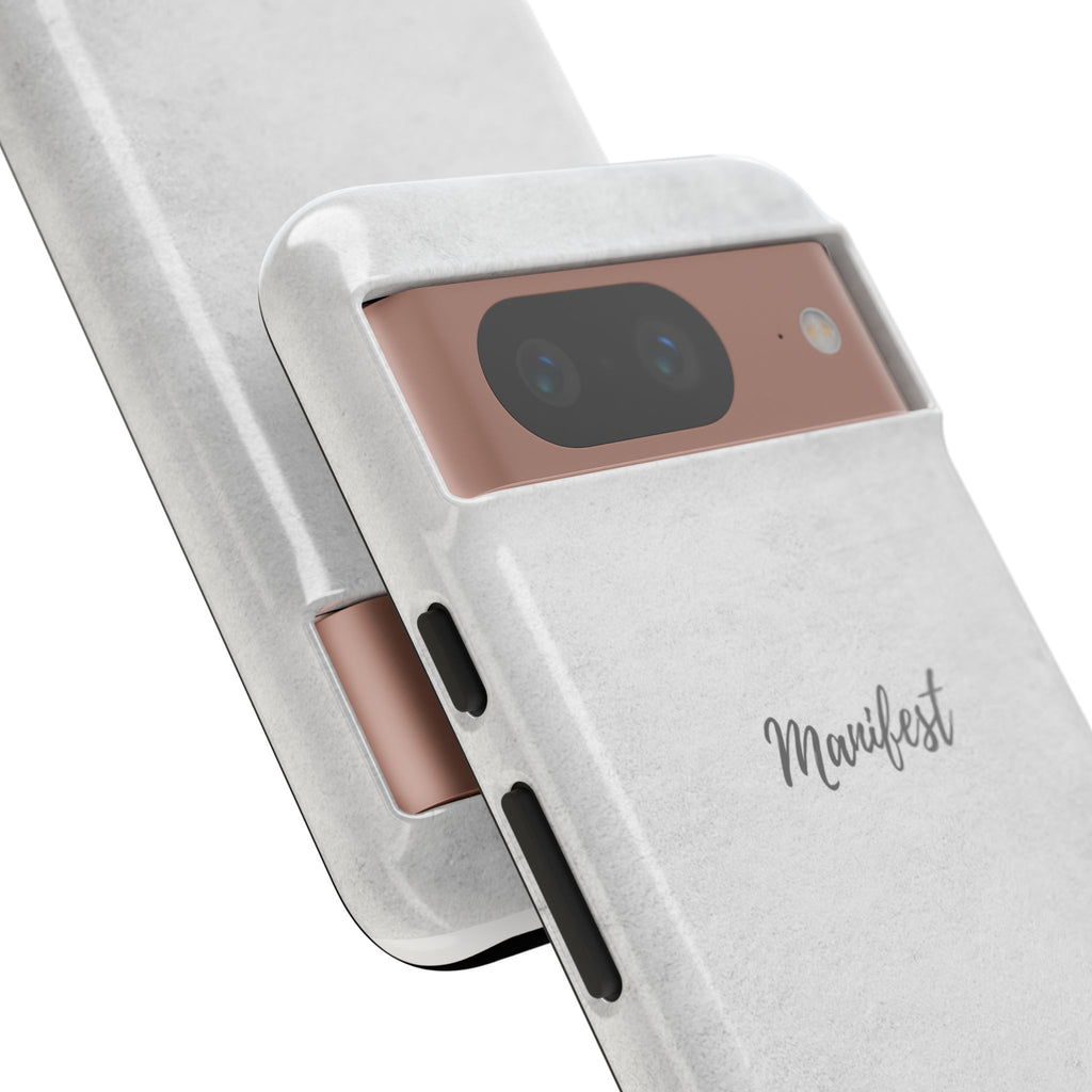 Manifest Flower Phone Case — Minimalist Protective iPhone Cover