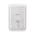 Manifest Floral Vegan MagSafe Wallet — Minimalist Card Holder