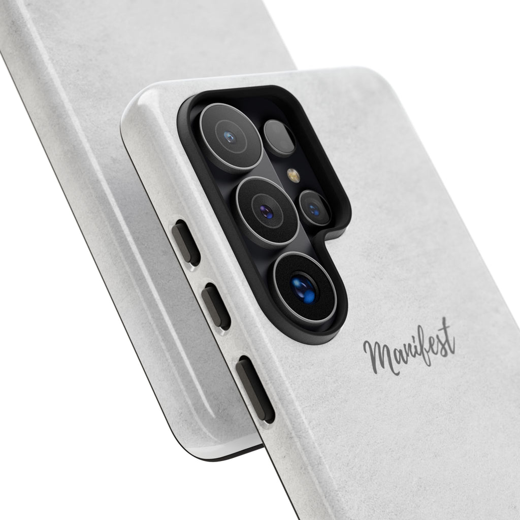Manifest Flower Phone Case — Minimalist Protective iPhone Cover