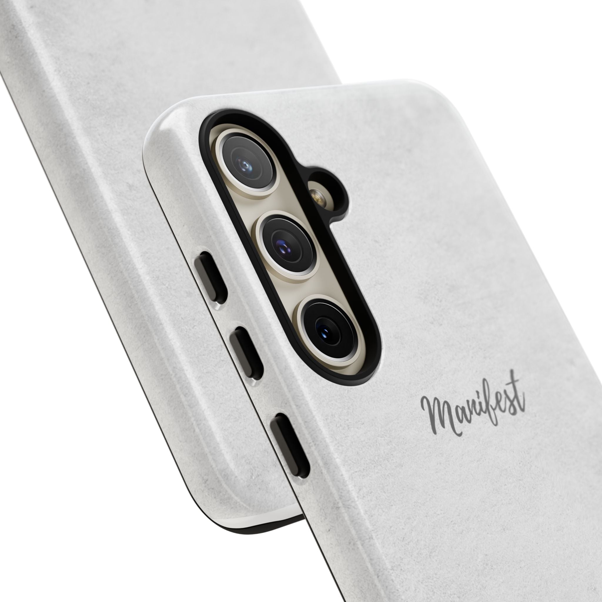 Manifest Flower Phone Case — Minimalist Protective iPhone Cover