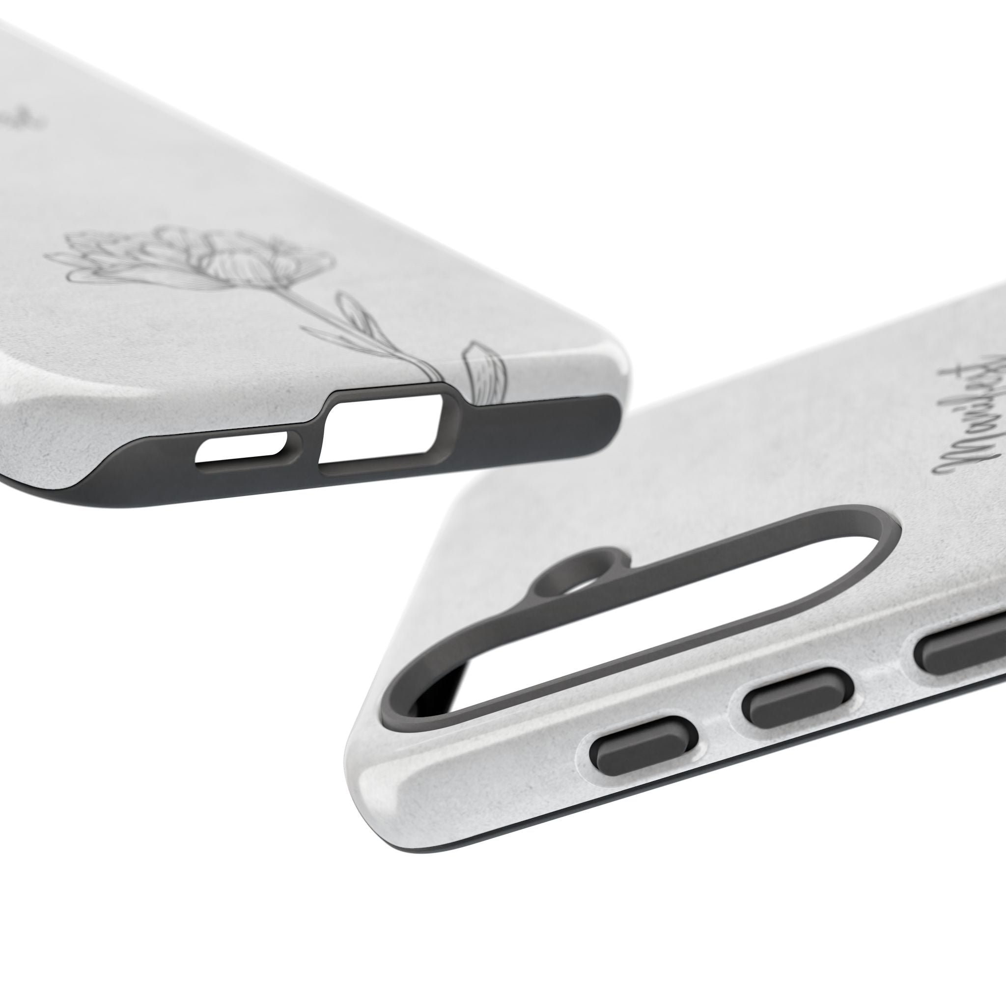 Manifest Flower Phone Case — Minimalist Protective iPhone Cover