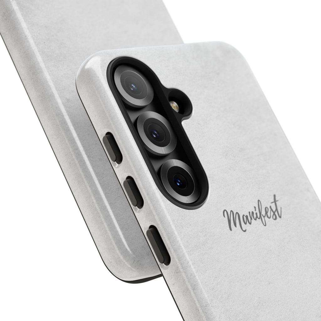 Manifest Flower Phone Case — Minimalist Protective iPhone Cover