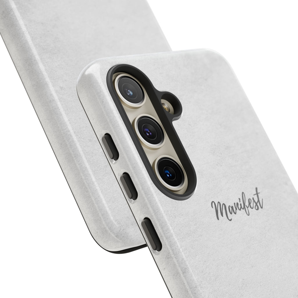 Manifest Flower Phone Case — Minimalist Protective iPhone Cover
