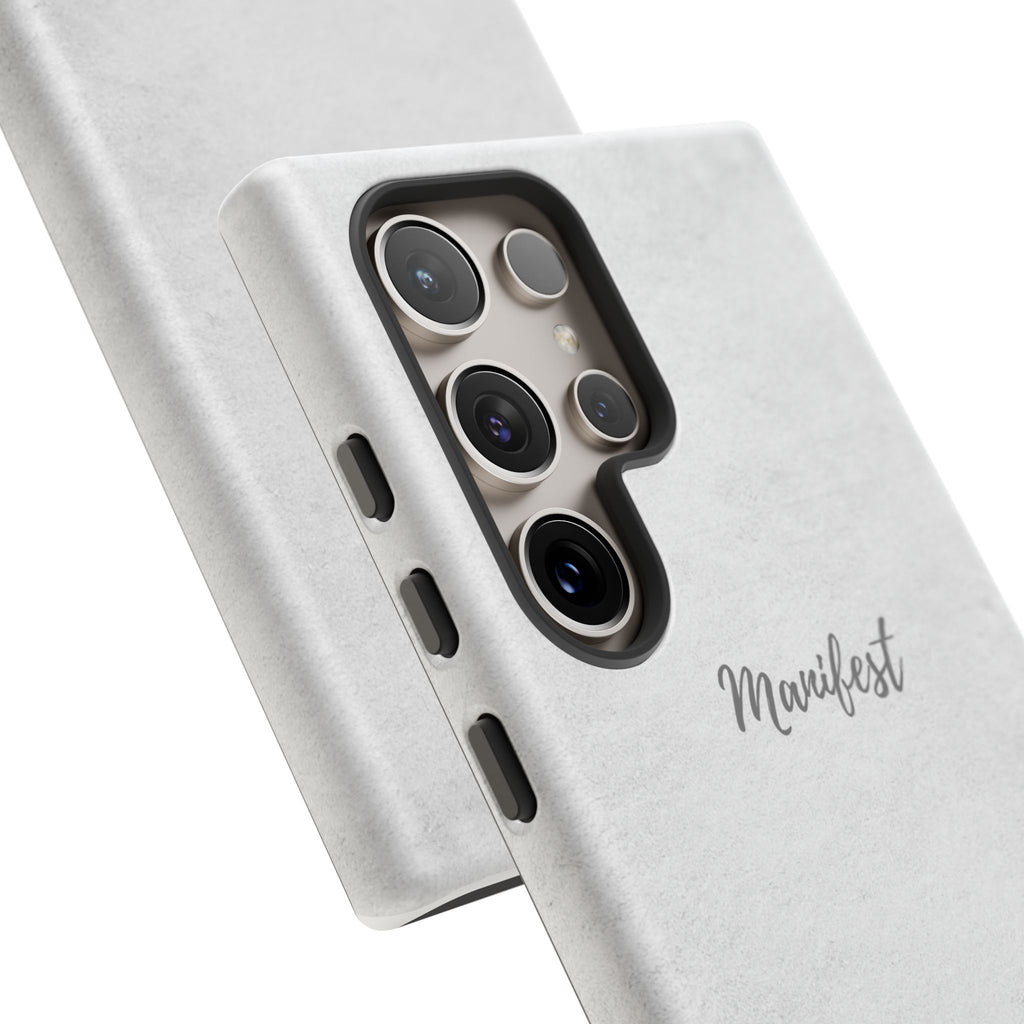 Manifest Flower Phone Case — Minimalist Protective iPhone Cover