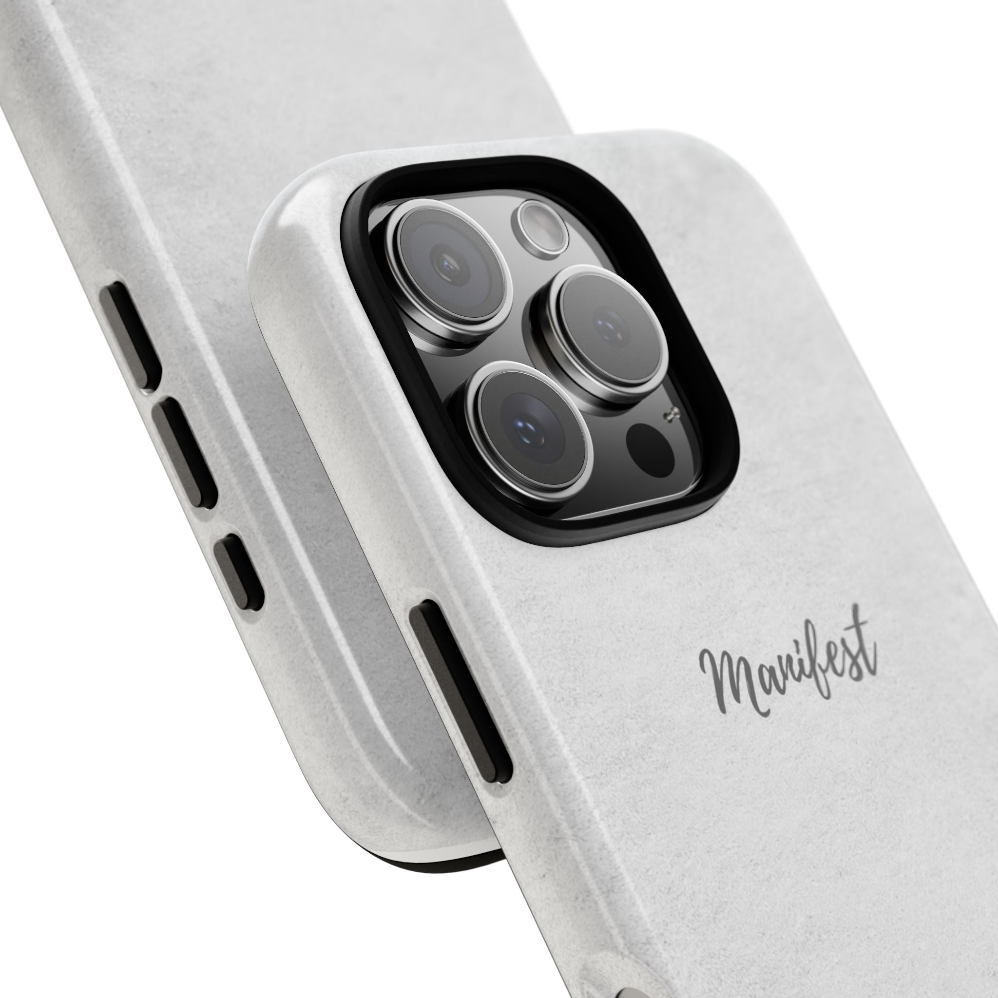 Manifest Flower Phone Case — Minimalist Protective iPhone Cover