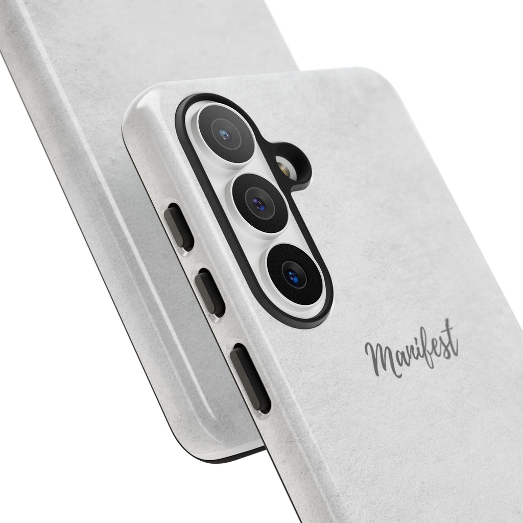 Manifest Flower Phone Case — Minimalist Protective iPhone Cover