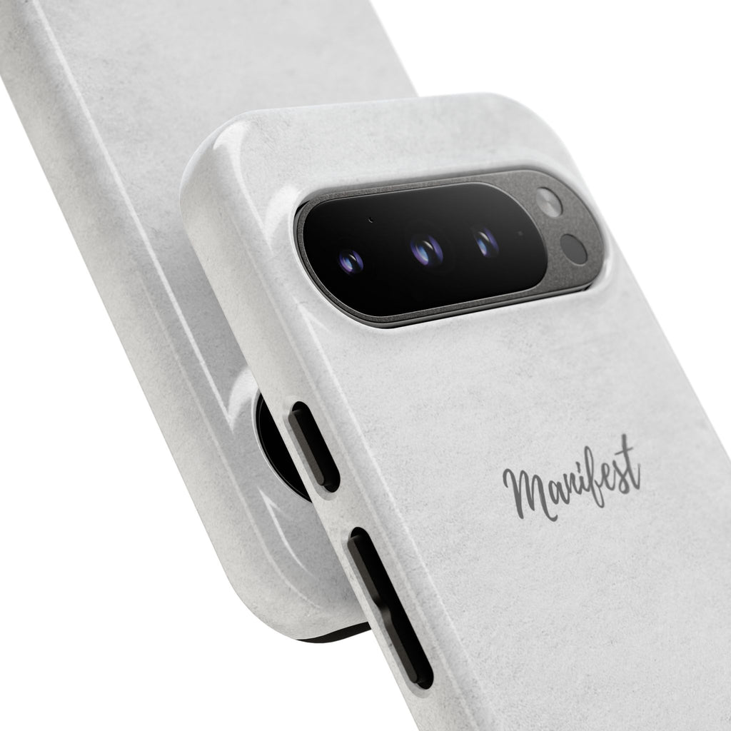 Manifest Flower Phone Case — Minimalist Protective iPhone Cover