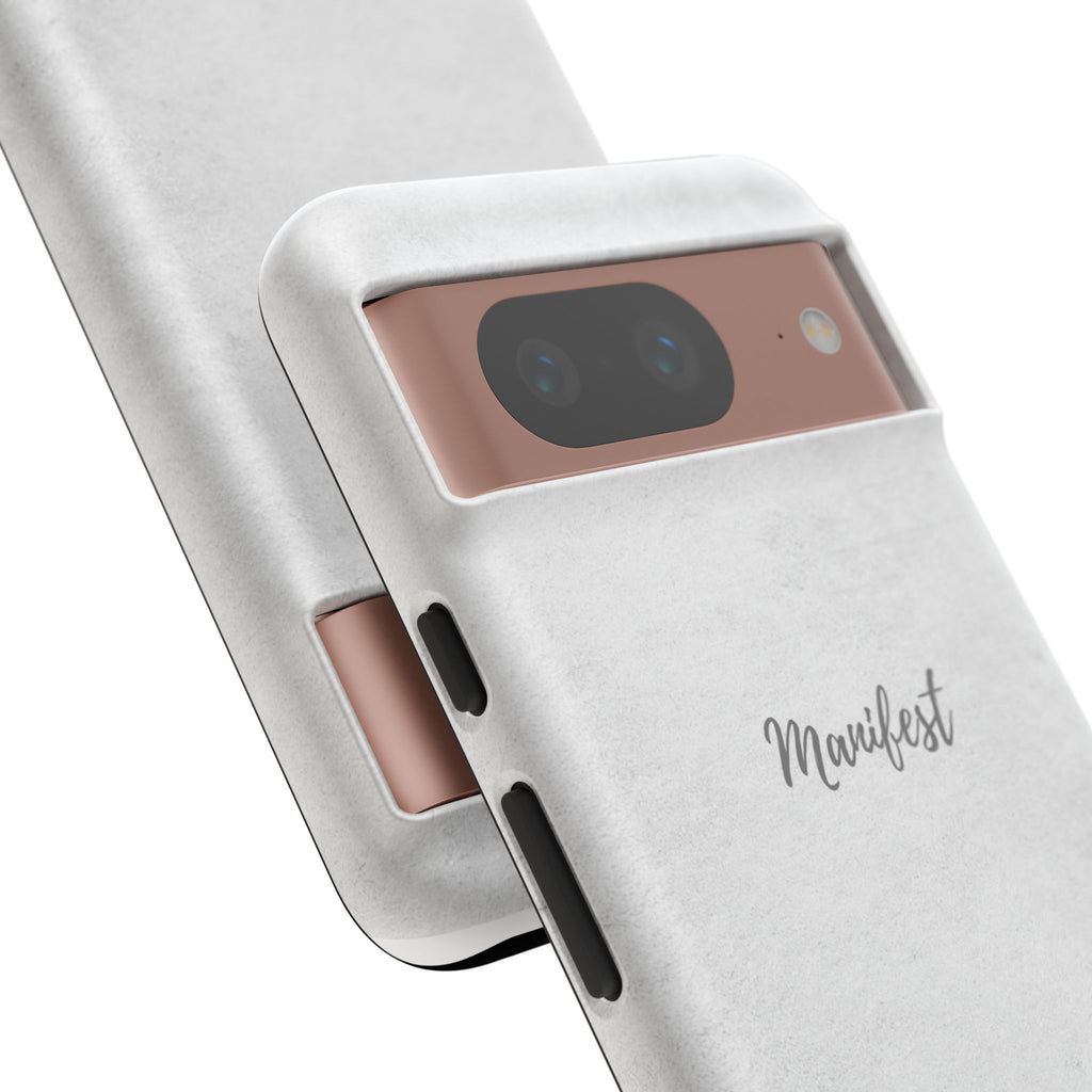 Manifest Flower Phone Case — Minimalist Protective iPhone Cover