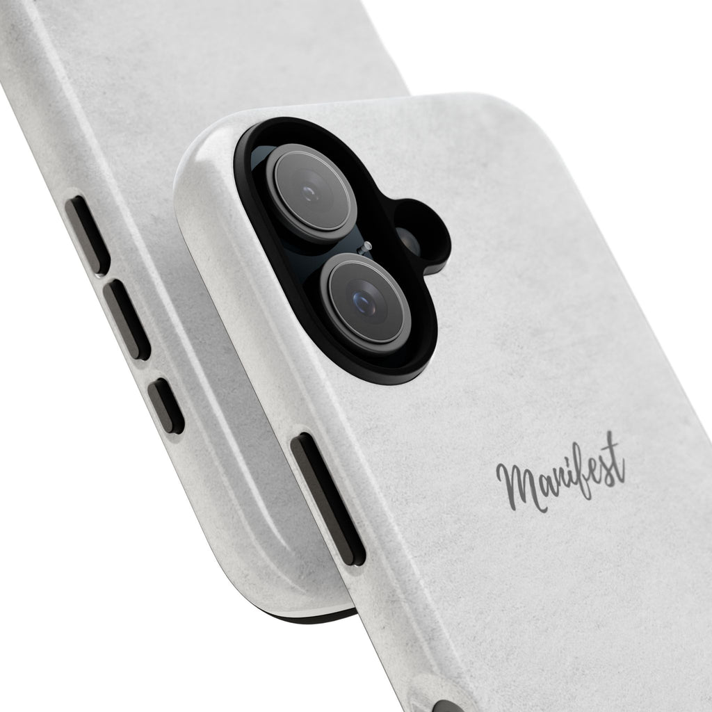 Manifest Flower Phone Case — Minimalist Protective iPhone Cover