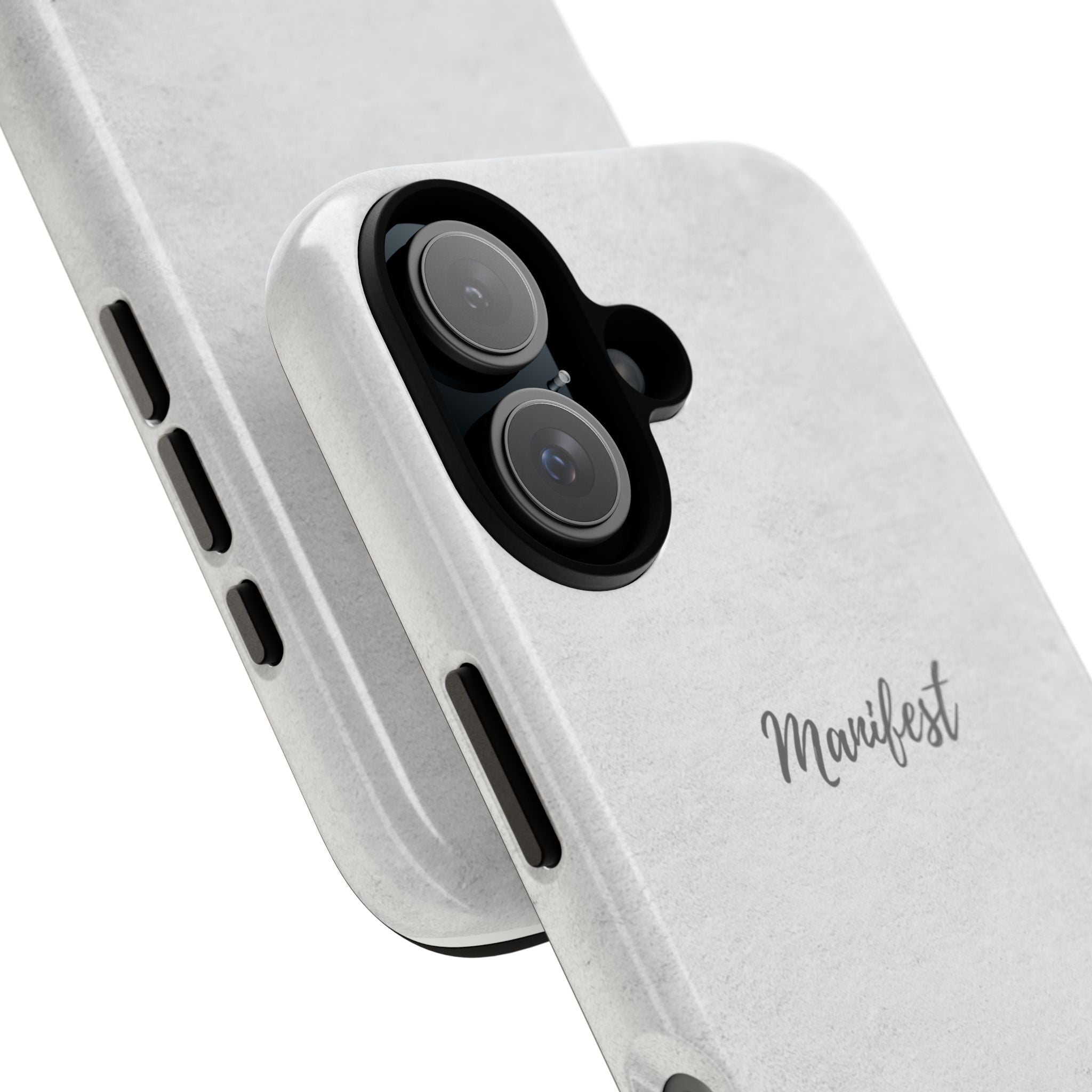 Manifest Flower Phone Case — Minimalist Protective iPhone Cover