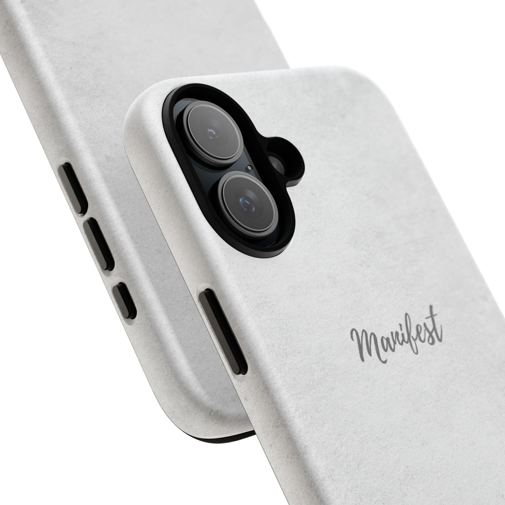 Manifest Flower Phone Case — Minimalist Protective iPhone Cover