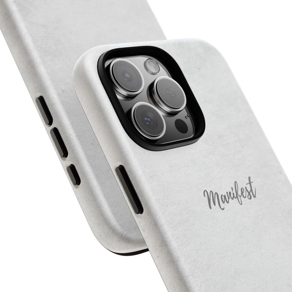 Manifest Flower Phone Case — Minimalist Protective iPhone Cover