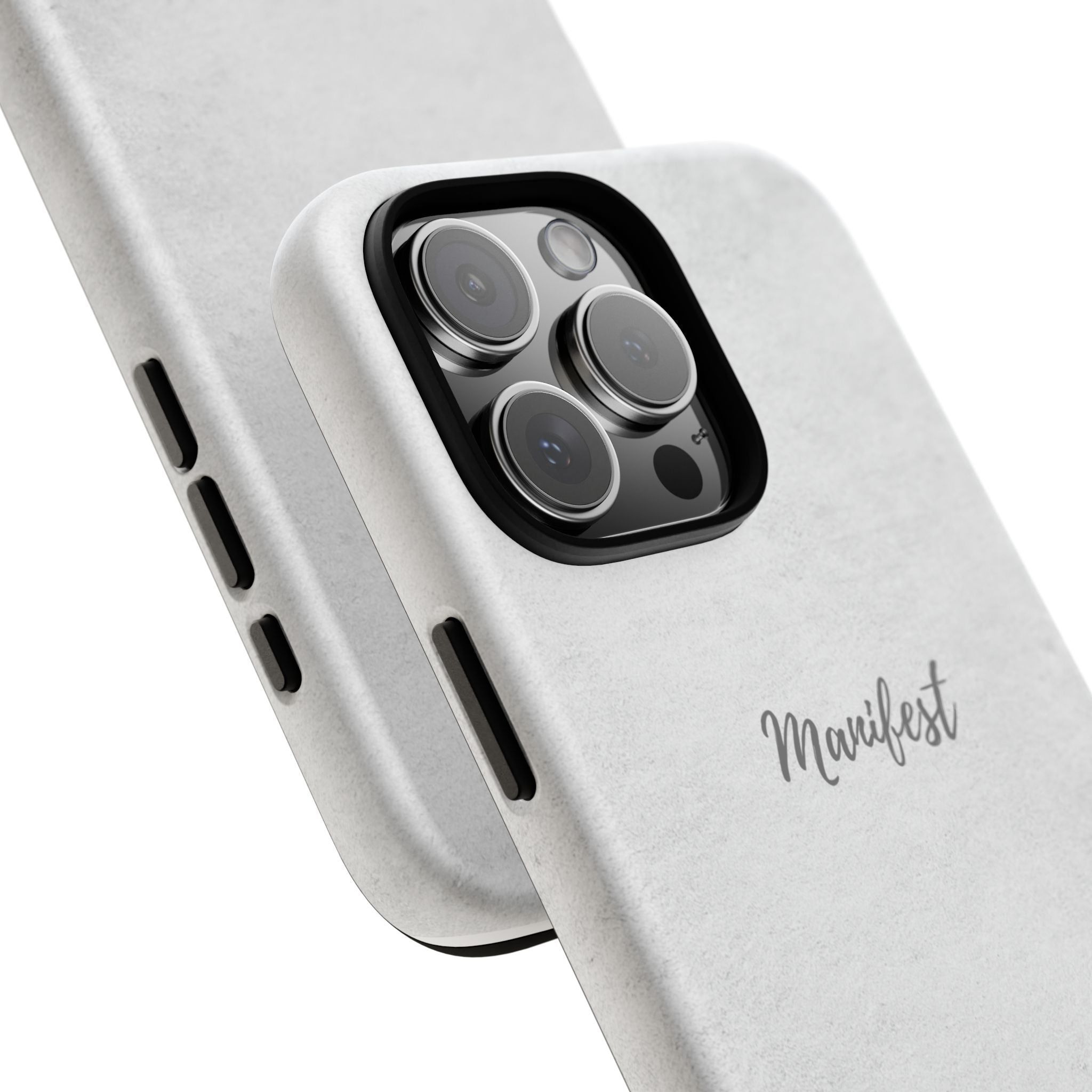 Manifest Flower Phone Case — Minimalist Protective iPhone Cover