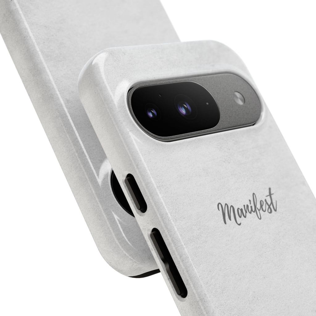 Manifest Flower Phone Case — Minimalist Protective iPhone Cover