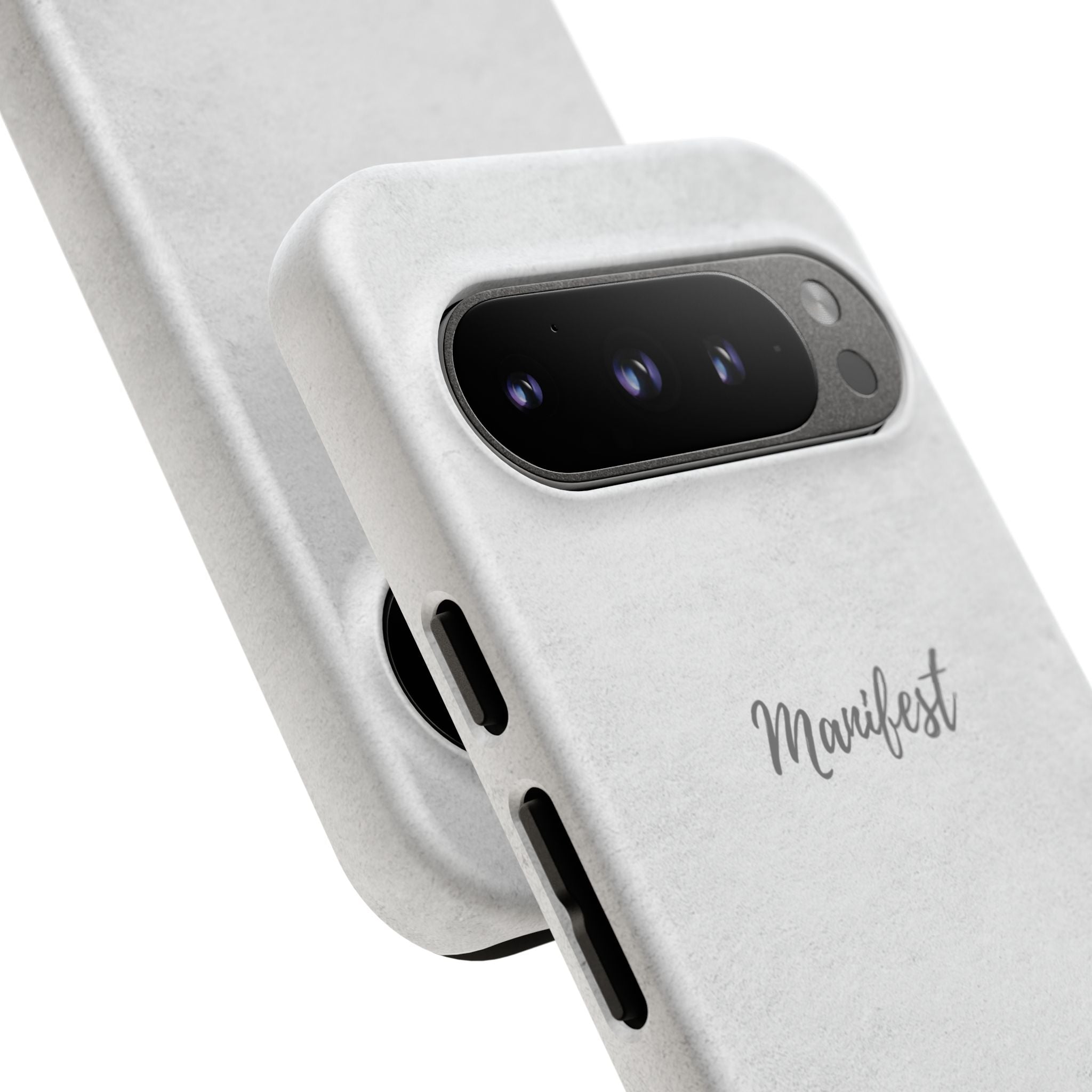 Manifest Flower Phone Case — Minimalist Protective iPhone Cover