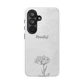 Manifest Flower Phone Case — Minimalist Protective iPhone Cover
