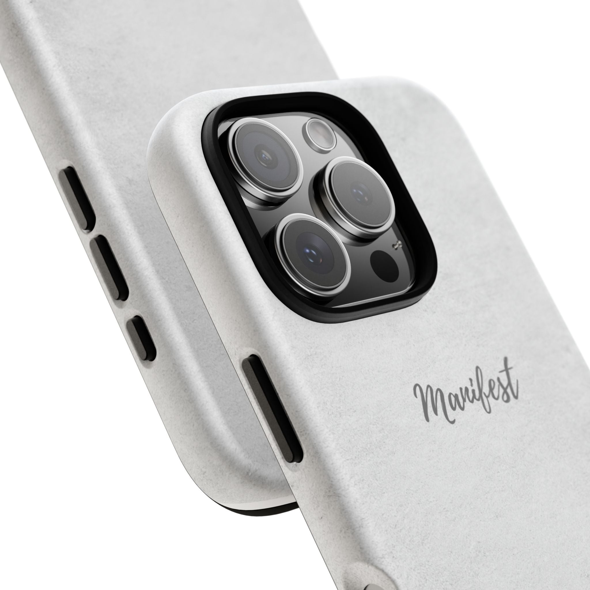 Manifest Flower Phone Case — Minimalist Protective iPhone Cover