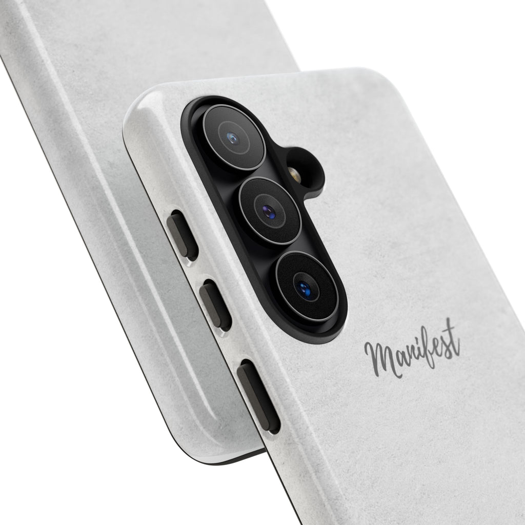 Manifest Flower Phone Case — Minimalist Protective iPhone Cover